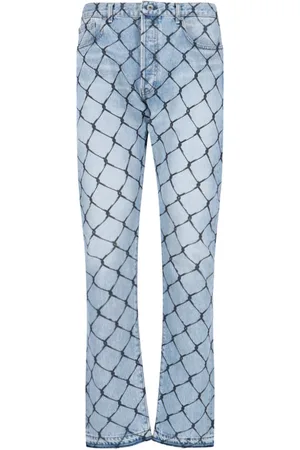 GALLERY DEPT. Pantalone Stampa Rete "Cage"