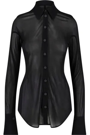 MUGLER Camicia Semitrasparente