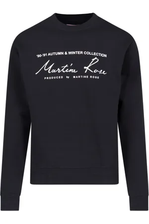 MARTINE ROSE Felpa Girocollo Logo
