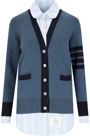 Thom Browne Cardigan Dettaglio Camicia