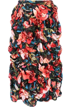 Comme des Garçons Gonna Midi Floreale