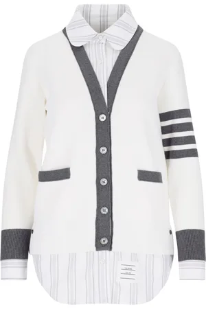 Thom Browne Cardigan Dettaglio Camicia