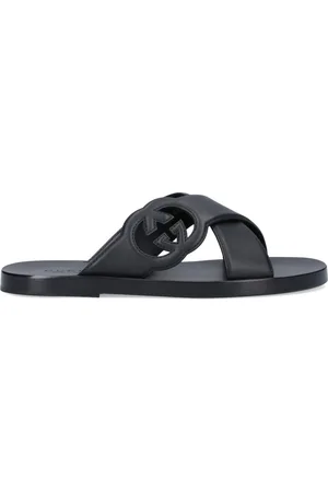 Gucci Sandali Slide "Incrocio Gg"