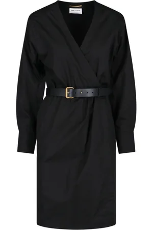 Saint Laurent Abito Midi Tubino