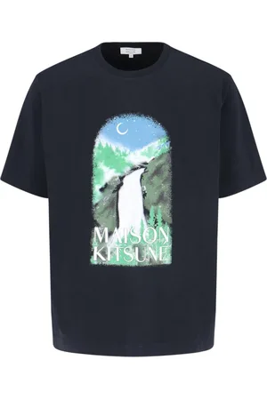 Maison Kitsuné T-Shirt Stampa "Waterfall"