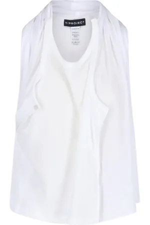 Y / PROJECT Tank Top Drappeggiato