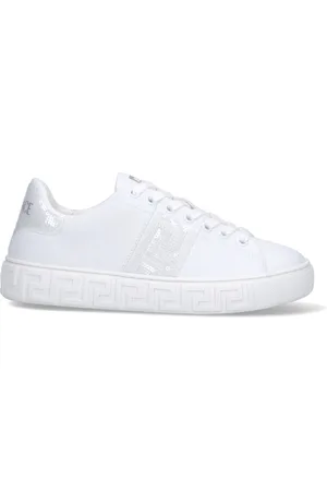 VERSACE Sneakers Con Paillettes "Greca"