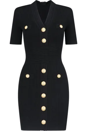 Balmain Abito Mini In Maglia