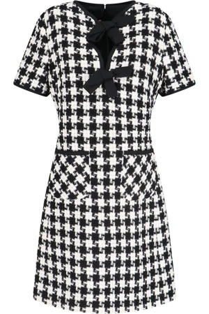VALENTINO Abito Mini Con Motivo Geometrico