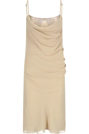 The Attico Abito Midi Con Strass