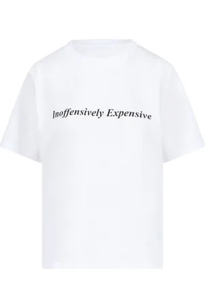 Victoria Beckham T-Shirt "Inoffensively Expensive"