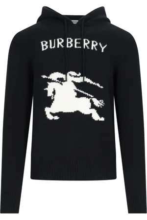 Burberry Felpa Cappuccio In Maglia