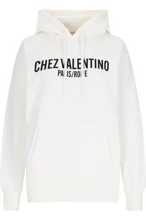 VALENTINO Felpa Cappuccio Logo