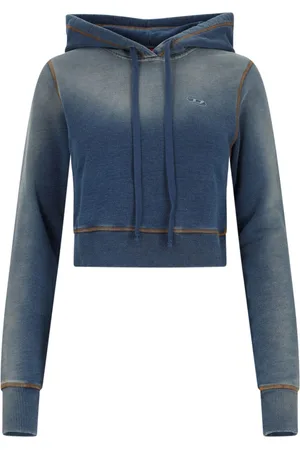 Diesel Felpa Cappuccio Crop
