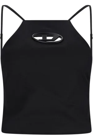 Diesel Crop Top In Maglia "T-Wilit"