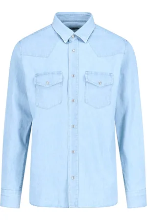 Tom Ford Camicia Western In Denim