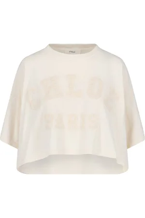 Chloé T-Shirt Crop Logo