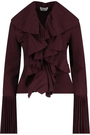 Alexander McQueen Blusa Plissettata