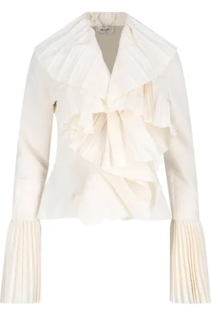 Alexander McQueen Blusa Plissettata