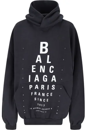 Balenciaga Felpa Cappuccio "Optical"