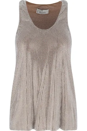 GIUSEPPE DI MORABITO Tank Top Con Strass
