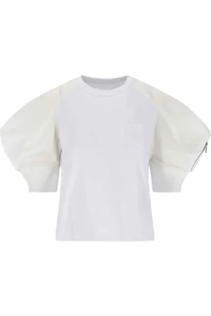 SACAI T-Shirt Maniche A Palloncino