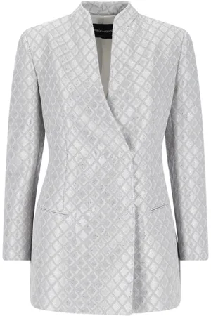 Giorgio Armani Blazer Doppiopetto Con Paillettes
