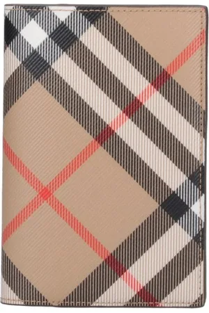 Burberry Porta Passaporto A Libro "Check"