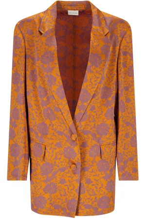 DRIES VAN NOTEN Blazer Monopetto Motivo Floreale