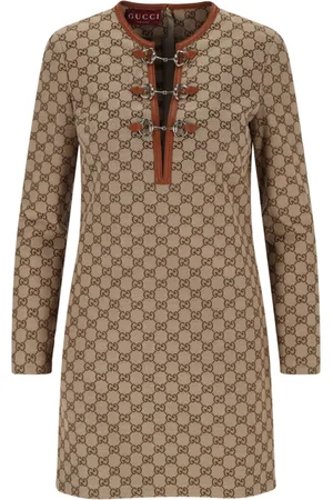 Gucci Abito Mini Con Morsetto "Gg"