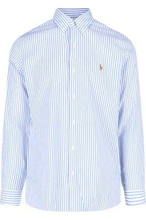 Ralph Lauren Camicia A Righe Logo