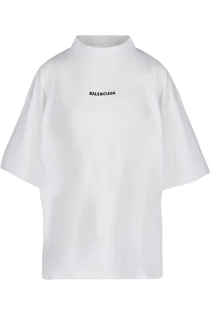 Balenciaga T-Shirt Crop Logo