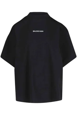Balenciaga T-Shirt Crop Logo