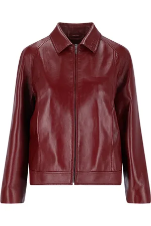 Gucci Giacca Zip In Pelle