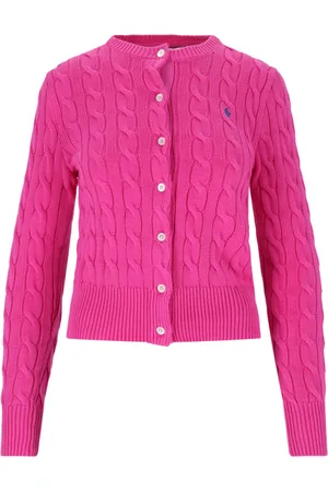 Ralph Lauren Cardigan A Trecce Logo
