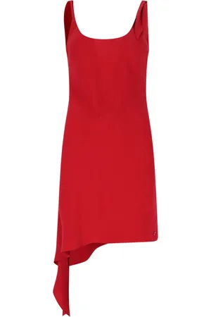 Courrèges Abito Mini Asimmetrico "Scarf"
