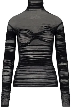 MUGLER Top In Mesh