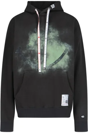 Maison Mihara Yasuhiro Felpa Cappuccio "Smiley Face"