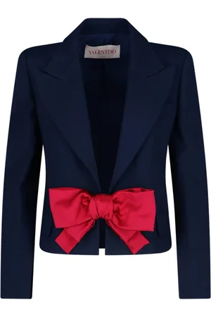 VALENTINO Blazer Monopetto Con Fiocco