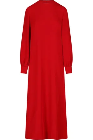 VALENTINO Abito Maxi In Seta Con Scialle