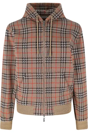 Burberry Felpa Zip "Check"