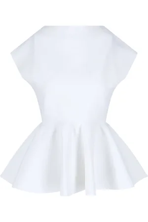 Alaïa Top In Maglia "Peplum"