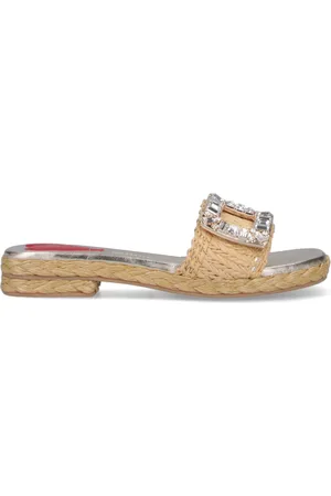 Roger Vivier Sandali Slide "Strass Buckle"