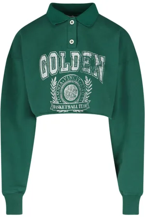 Golden Goose Felpa Polo Cropped