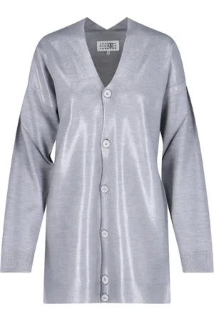 Maison Margiela Cardigan In Misto Lana