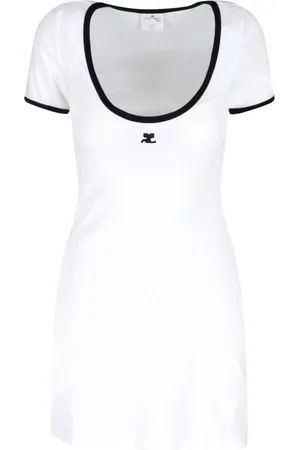 Courrèges Abito Mini Logo