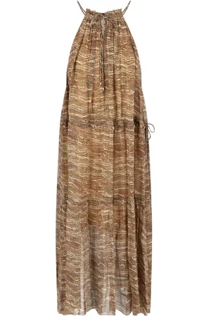 Isabel Marant Abito Maxi Drappegiato "Alita"