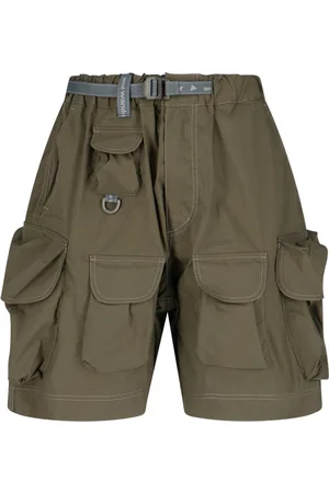 and wander Pantaloncini Cargo Oversize Con Cintura