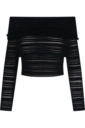 ANDREADAMO Crop Top A Righe