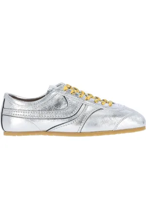 DRIES VAN NOTEN Sneakers In Pelle Metallizzata